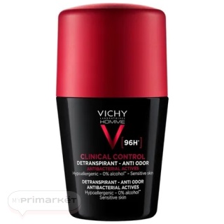 Vichy Homme Clinical Control 96 H Roll-on Deodorant
