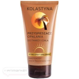 KOLASTYNA tanning accelerator for face and body, quick tan effect