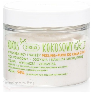 Ziaja smooth and fresh body scrub-fluff 2 in 1