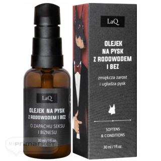 LAQ Doberman Aftershave and beard oil, For the face with and without pedigree