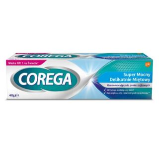 Corega Denture fixing cream, Super strong, Slightly mint