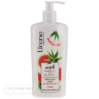 LIRENE Antibacterial Liquid watermelon and aloe vera Hand Soap - 250 ml