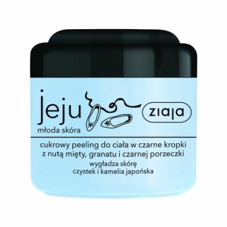 ZIAJA JEJU Sugar BODY SCRUB with Black dots - 200 ml