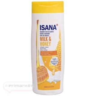 ISANA Milk and Honey Creamy bath foam